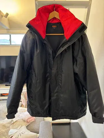 라이더 수트 상하의 블랙/레드