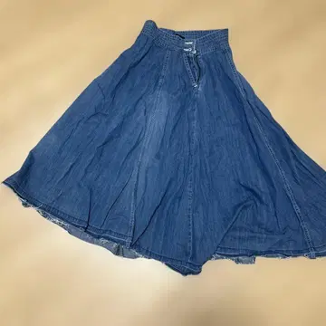 woadblue 데님 플레어 스커트 S