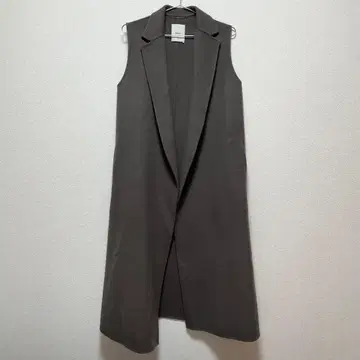 ebure 에부르 롱 베스트 롱 베스트 울 100 브라운 36