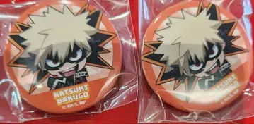 나의 히어로 아카데미아 데코 가챠 캔뱃지 바쿠고 카츠키 2개