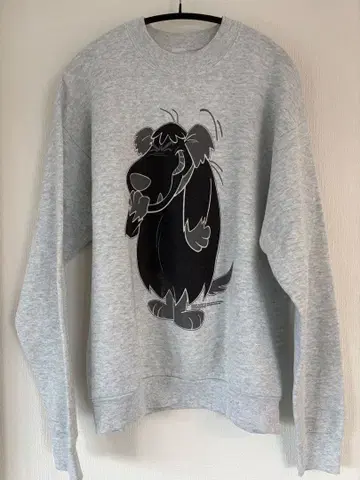 치키치키 머신 켄켄 빈티지 맨투맨 그레이 남성용 L