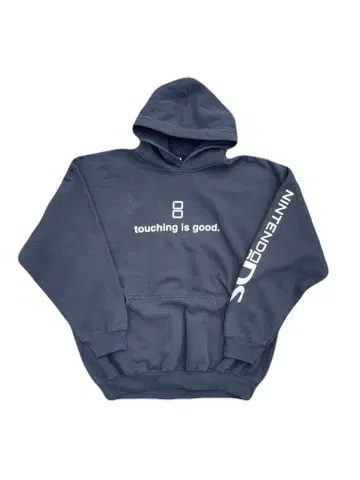 닌텐도 DS 후디 00s 구제 의류 블랙 기업계