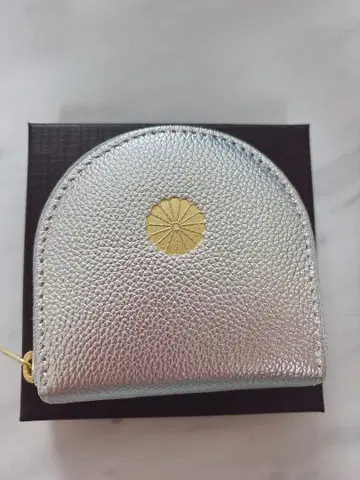 황궁 말발굽형 동전 지갑 코인 케이스 실버