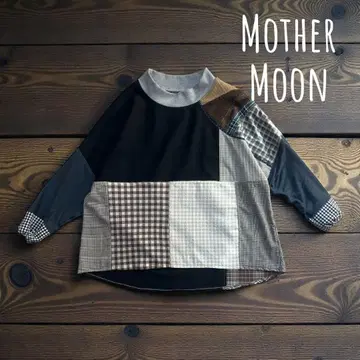 핸드메이드 handmade 피쉬테일 패치워크 풀오버