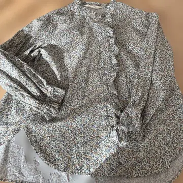 사만사 모스모스 x 유베시 플라워 프린트 긴팔 셔츠