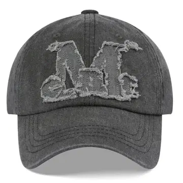 [ 미사용 새상품 ] MUCENT 무센트 그레이 로고 캡 모자