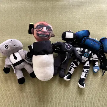 스키비디 화장실 봉제 인형 세트