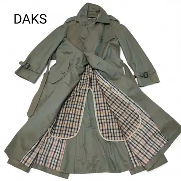 DAKS 닥스 하자품 트렌치코트 레인보우 라이너