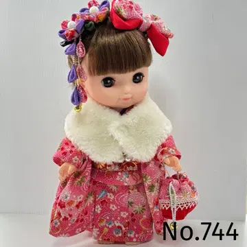 No.744 소란짱 멜짱 기모노 (레이온 크레이프 원단) 6점 세트