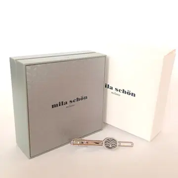 mst22 새상품 밀라 쇤 넥타이핀 실버 스와로브스키