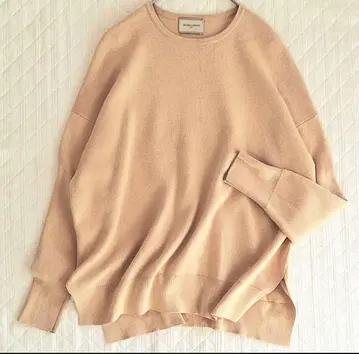 UNITED ARROWS 캐시미어 혼방 사이드 슬릿 니트