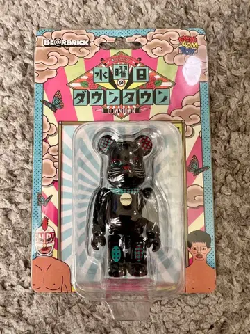 BE@RBRICK 수요일의 다운타운 마네키네코 100% 베어브릭