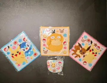 페이러 손수건 3개 & 파우치 세트