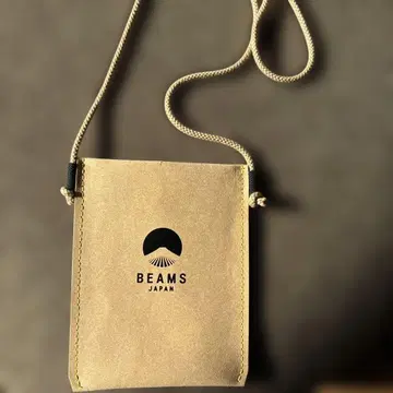 BEAMS 숄더 베이지 MAKOO제 리사이클