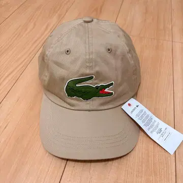 라코스테 LACOSTE 악어 로고 베이지 see캡