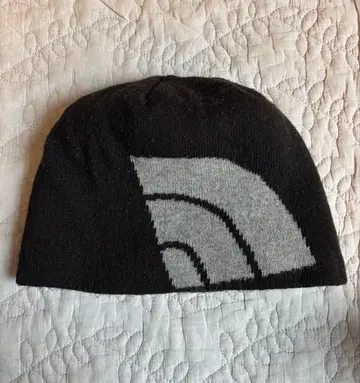 The North Face 니트 모자 블랙/그레이 프리