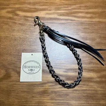 지갑 로프 HORWEEN사 크롬엑셀 블랙 지갑 체인