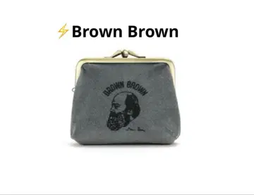 Brown Brown Gamaguchi wallet 코인 케이스