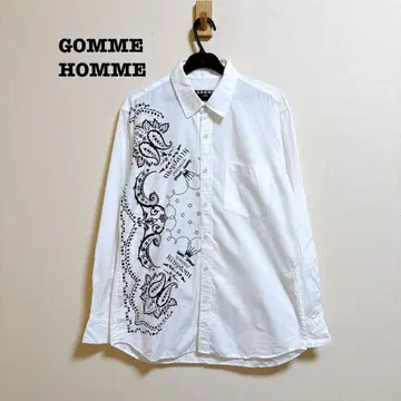 GOMME HOMME 페이즐리 셔츠 화이트 1