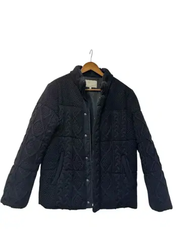 다크 네이비 퀼팅 자켓