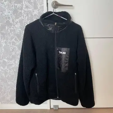 SUNLINE 플리스 자켓 LL 사이즈 블랙