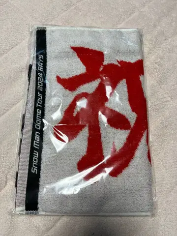 Snow Man Dome Tour 2024 RAYS 타월