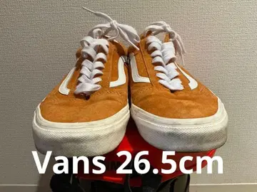 Vans 오렌지 스웨이드 스니커즈