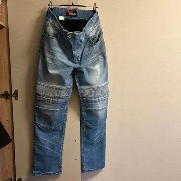 DUHAN 모터사이클 데님 라이트 블루