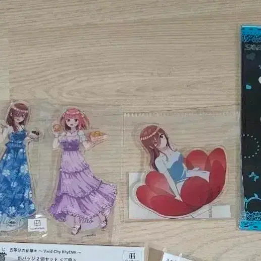 (오늘만 떨이)5등분의신부 아크릴스탠드 일괄 팝니다.(오등분)