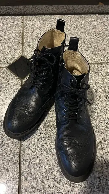 REGAL 숏부츠 블랙 25cm