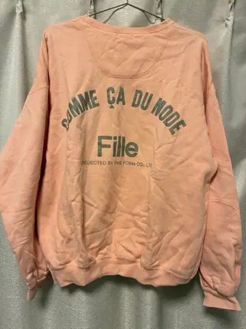 COMME CA DU MODE 핑크 맨투맨 성인