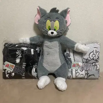 톰과 제리 담요 & 봉제 인형 3종 세트