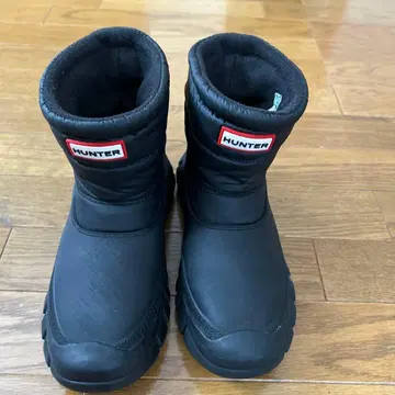 HUNTER 블랙 부츠 조정 가능