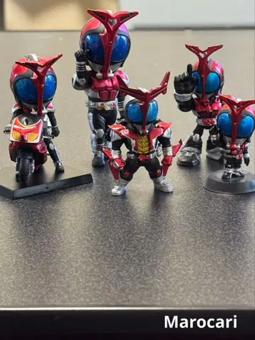 가면라이더 가부토 피규어 5체 세트