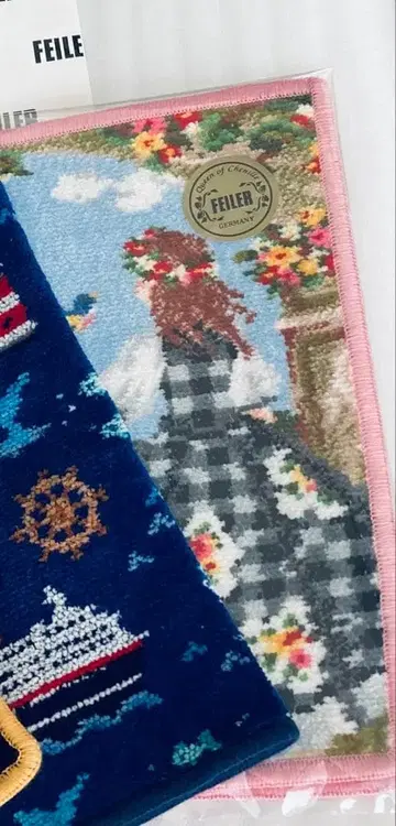 손수건 단종 여아 에스쁘아 가든