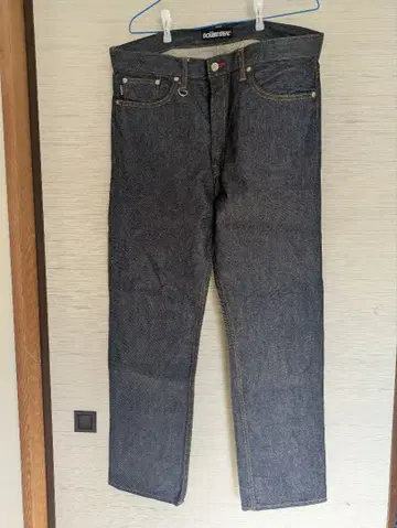 DOUBLE STEAL 다크 데님 팬츠