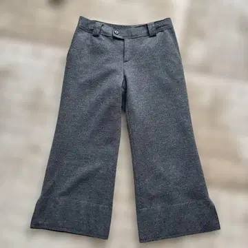 JPRESS 그레이 가우초 팬츠 버튼 포함