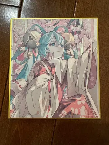 하츠네 미쿠 가라폰 C상 특전 카드 음채노장