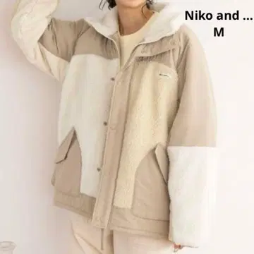 한정판 완판 키요하라 카야 착용 니코앤드 보아 플리스 포켓 자켓 베이지
