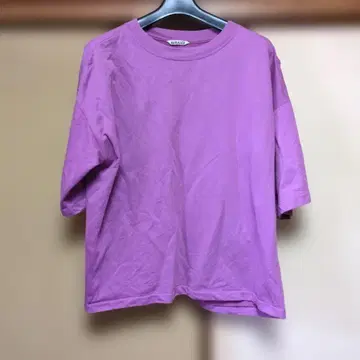 AURALEE 오라리 퍼플 계열 T셔츠 사이즈 3