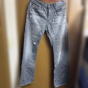 아르마니 AX 데미지 그레이 데님 팬츠 31