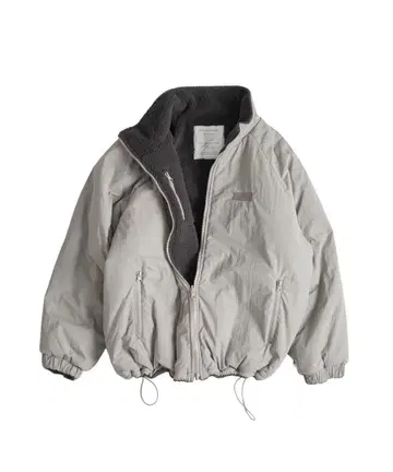 택 포함 새상품 MUHET 뮤에타 리버서블 패딩 블루종 s 사이즈