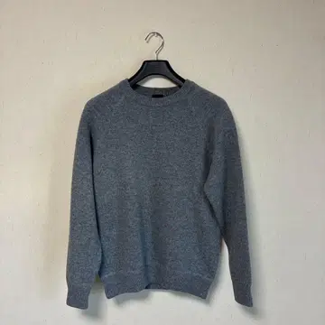 BAFY 그레이 크루넥 니트 스웨터