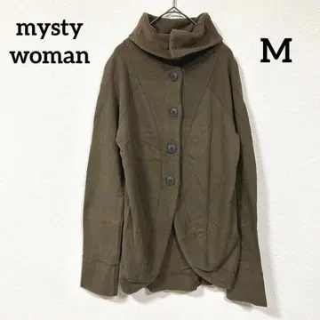 mysty woman 스탠드 카라 자켓 하이넥