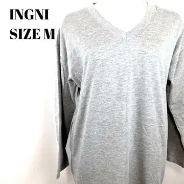 INGNI 잉그 V넥 롱 기장 셔츠 튜닉 M 사이즈 루즈핏