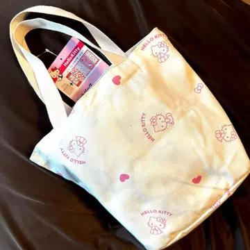 시마무라 헬로키티 5장 세트 페이스타월 토트백 해피백