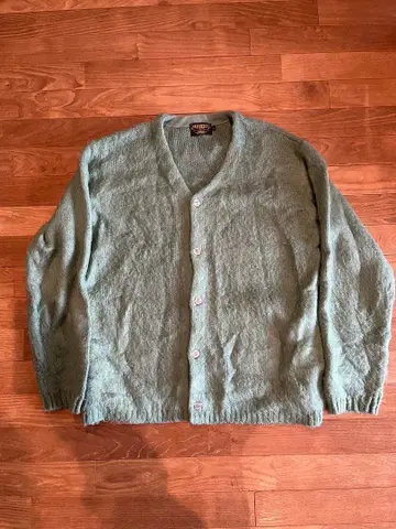 HOUSTON 모헤어 터치 가디건 UNIVERD72 mint xxl