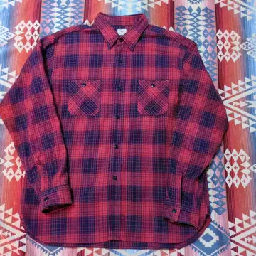 SUGAR CANE XLARGE 체크 무늬 플란넬 셔츠