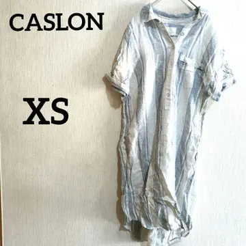 CASLON 스트라이프 반팔 튜닉 [ XS ]