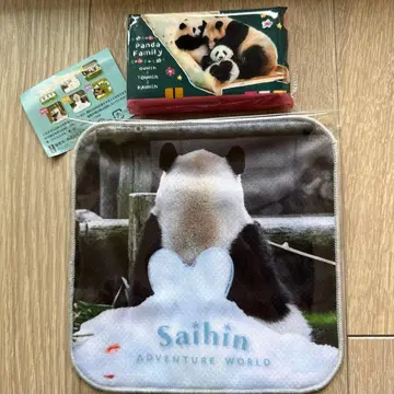 어드벤처월드 미니 티슈 사쿠라하마 모모하마 & 가챠 미니 타월 사이하마